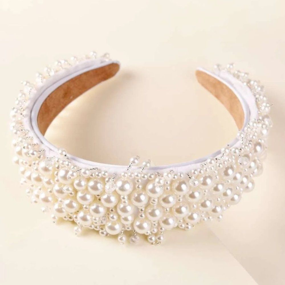 Wide Pearl Headband - NWT - Picture 2 of 4
